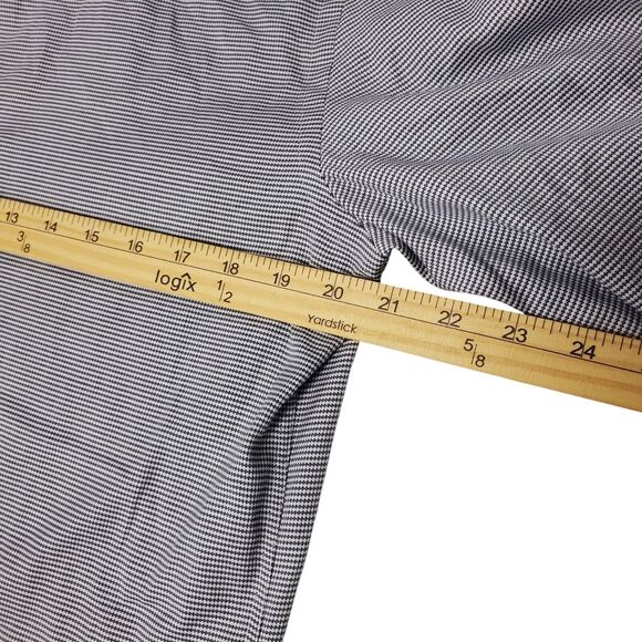 BOSS Hugo Boss Shirt Mens 41 White Gray Slim Fit Egyptian Cotton Button Up - Picture 3 of 8